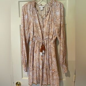 House of Harlow 1960 long sleeve dress